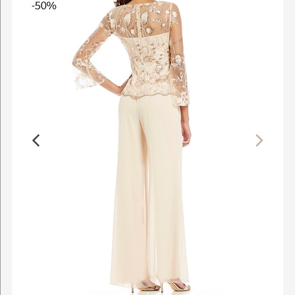 SOLD ❌Emma Street Metallic Embroidered 2 Piece - Picture 2 of 5